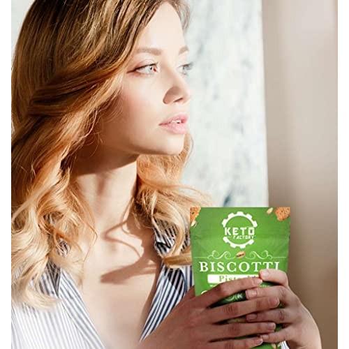 Keto Factory Pistachio Biscotti Cookies, 3.39 oz | Keto, Diabeti...
