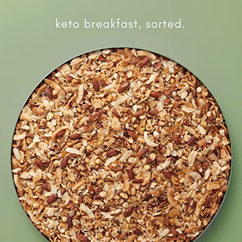 Keto Hana Coconut & Almond Butter Granola Breakfast Cereal, Lo...