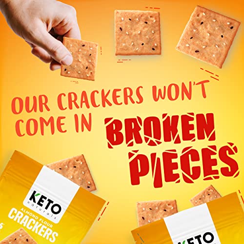 Keto Crackers low carb crackers Cheddar and Onion Keto friendl...