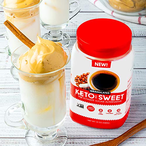 Keto Sweet Ultimate Keto Sugar Alternative, Resealable Jar 19 Oz