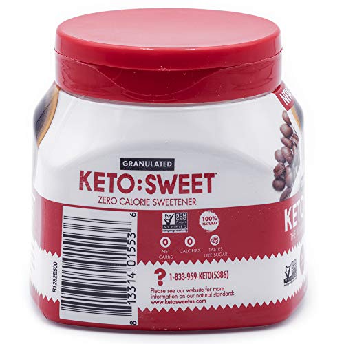 Keto:Sweet Ultimate Keto Sugar Alternative, Unflavored, 9.8 Ounce
