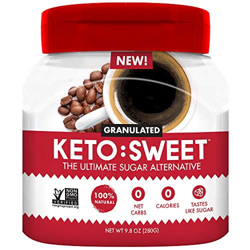 Keto:Sweet Ultimate Keto Sugar Alternative, Unflavored, 9.8 Ounce