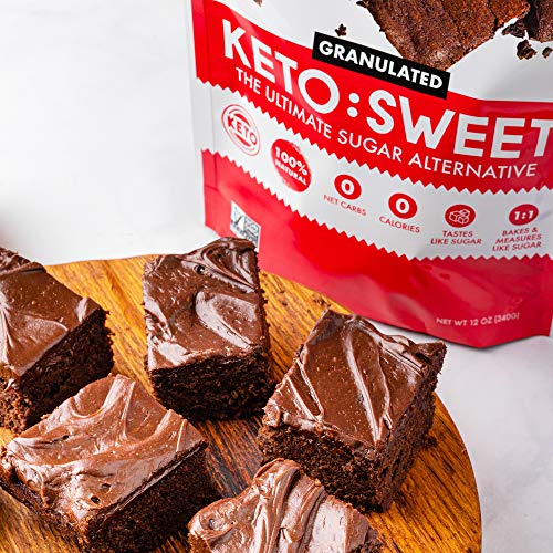 Keto:Sweet Ultimate Sugar Alternative, 100% Natural Erythritol,