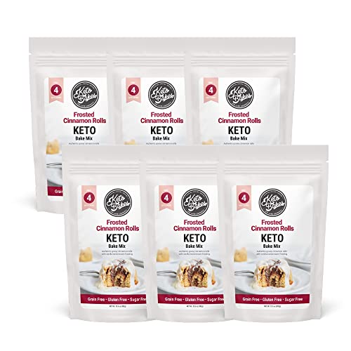 KetoBakes Low Carb Cinnamon Roll Mix - 4g Net Carbs - Clean Keto...