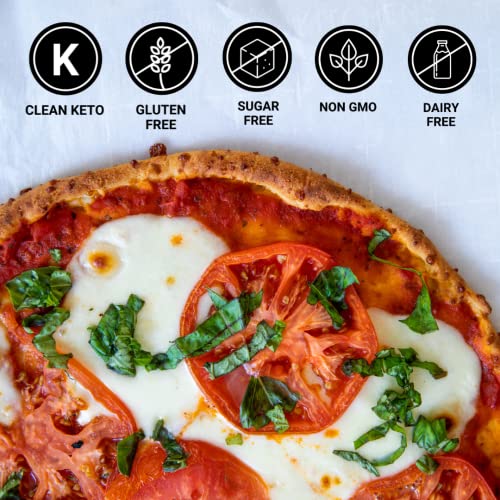 KetoBakes Low Carb Pizza Crust Mix - 2g Net Carbs - Clean Keto a...