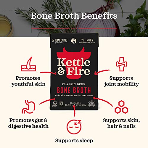 Beef Bone Broth Soup By Kettle And Fire, 1 Pack