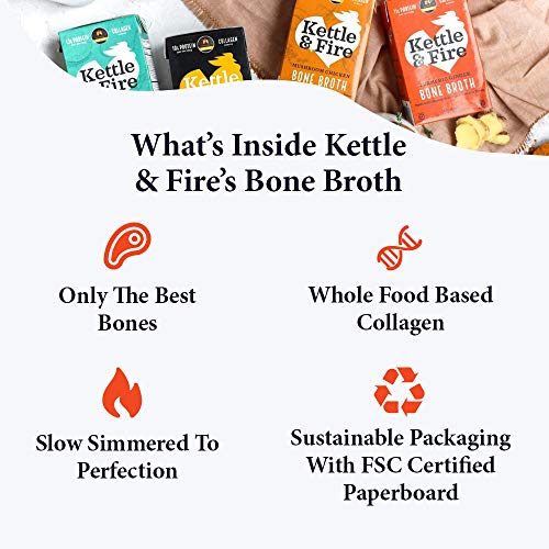 Bone Broth Variety Pack, Mushroom Chicken, Beef, And Chicken By