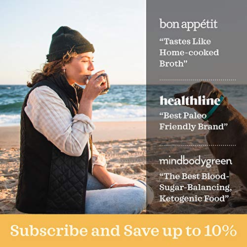 Chicken Bone Broth Soup By Kettle And Fire, Pack Of 6, Keto Diet