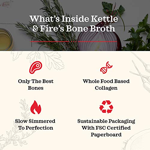 Keto Soup By Kettle And Fire, Mushroom Bisque, Pack Of 3, Gluten