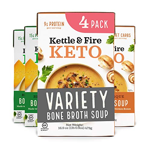 Keto Soup With Bone Broth Variety Pack By Kettle And Fire, Pack