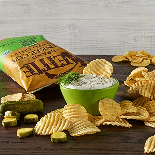 Kettle Brand Potato Chips, Dill Pickle, 2 Ounce Bag