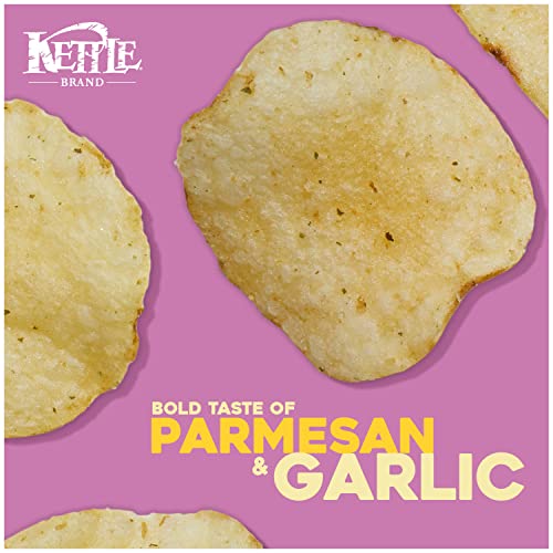 Kettle Brand Potato Chips, Parmesan Garlic Kettle Chips, 8.5 Oun