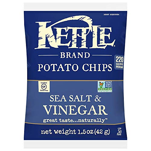 Kettle Brand Potato Chips Variety Pack, Sea Salt &Amp; Vinegar, Krin
