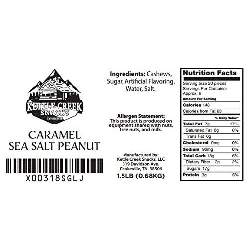 Kettle Creek Snacks Nut Combo - 1 1/2 Lbs English Toffee Peanuts