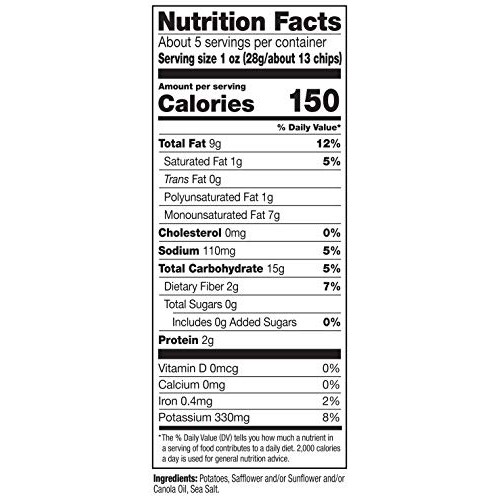 Kettle Brand Natural Gourmet Potato Chips With Sea Salt, 5 Oz