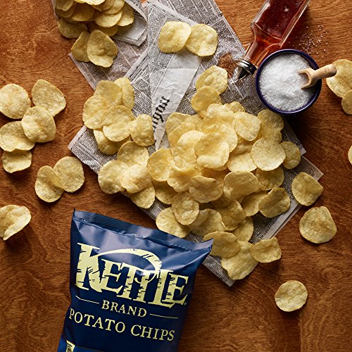 Kettle Brand Potato Chips, Sea Salt And Vinegar, 5-Ounce Bags P