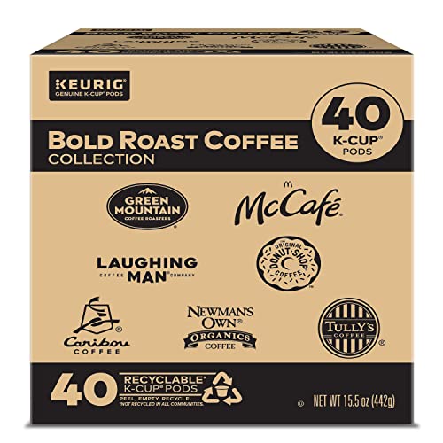 Keurig Bold Roast Coffee Collection Variety Pack, Single-Serve C