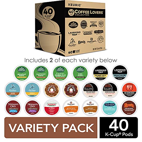 Keurig Coffee Lovers Collection Variety Pack, Single-Serve Coff