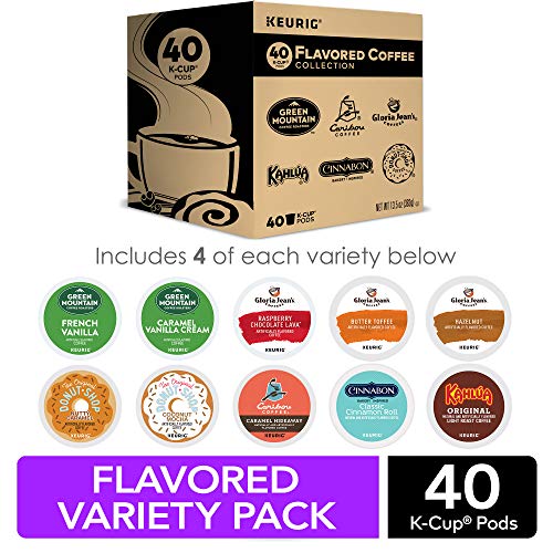 Keurig Flavored Coffee Collection Variety Pack, Single-Serve Cof