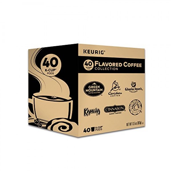 Keurig Flavored Coffee Collection Variety Pack, Single-Serve Cof...