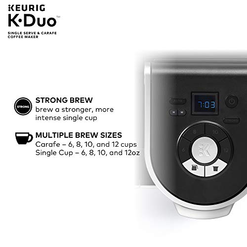 Keurig K-Duo Coffee Maker, Single Serve and 12-Cup Carafe Drip C...