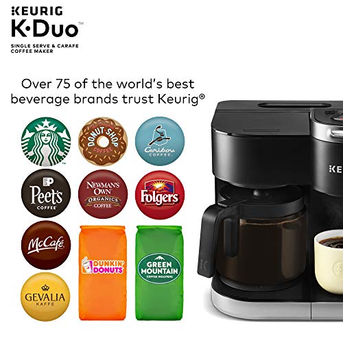 Keurig K-Duo Coffee Maker, Single Serve and 12-Cup Carafe Drip C...