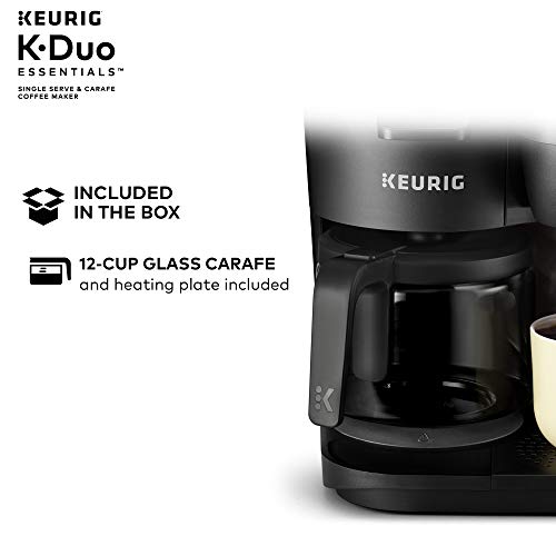 Keurig K-Duo Coffee Maker, Single Serve and 12-Cup Carafe Drip C...