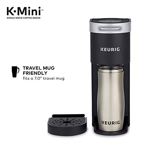 Keurig K-Mini Coffee Maker, Black With Coffee Lovers 40 Count V