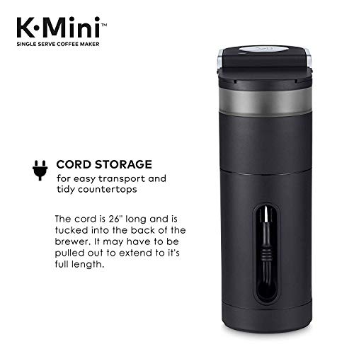 Keurig K-Mini Coffee Maker, Black With Coffee Lovers 40 Count V