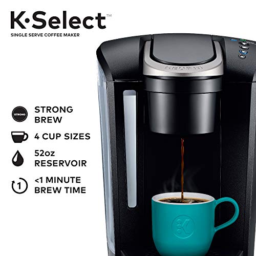 Keurig K-Select Coffee Maker, Single Serve K-Cup Pod Coffee Brew