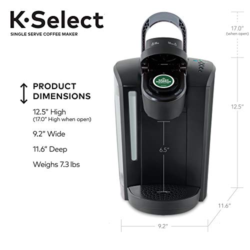 Keurig K-Select Coffee Maker, Single Serve K-Cup Pod Coffee Brew