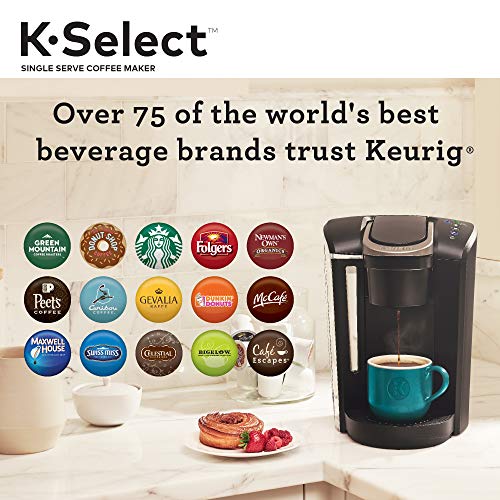 Keurig K-Select Coffee Maker, Single Serve K-Cup Pod Coffee Brew