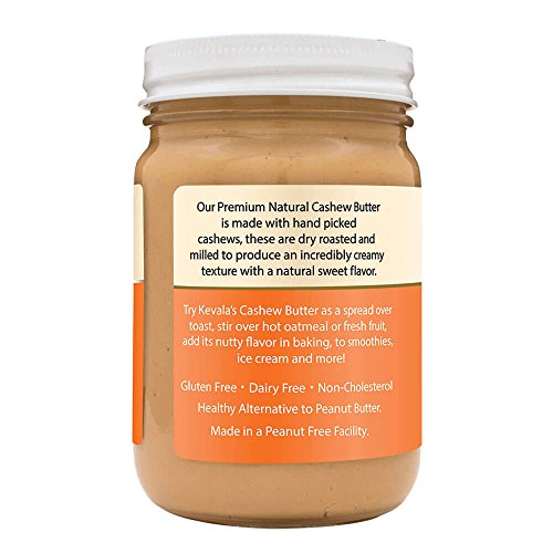 Kevala Cashew Butter, 12 Ounce
