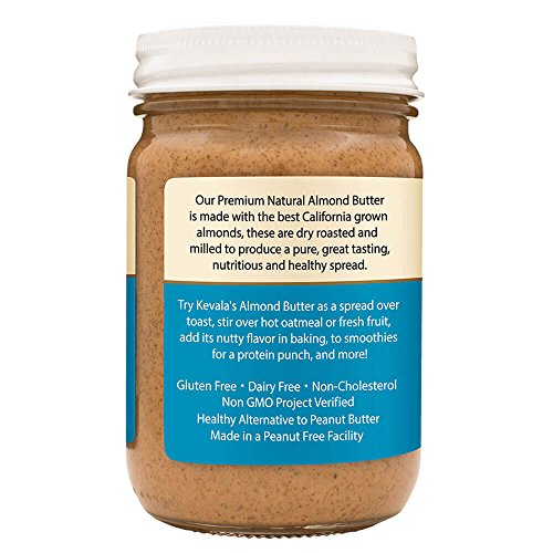 Kevala Almond Butter Creamy, 12 Ounce