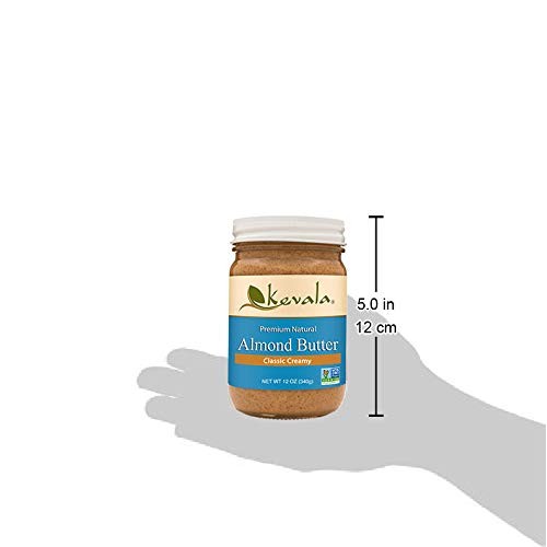 Kevala Almond Butter Creamy, 12 Ounce