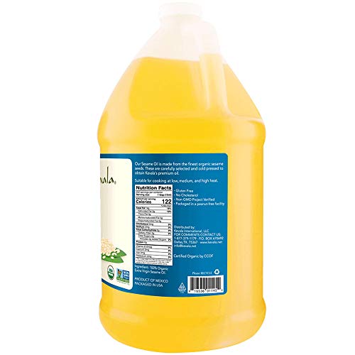 Kevala Organic Sesame Oil, 128 Fluid Ounce