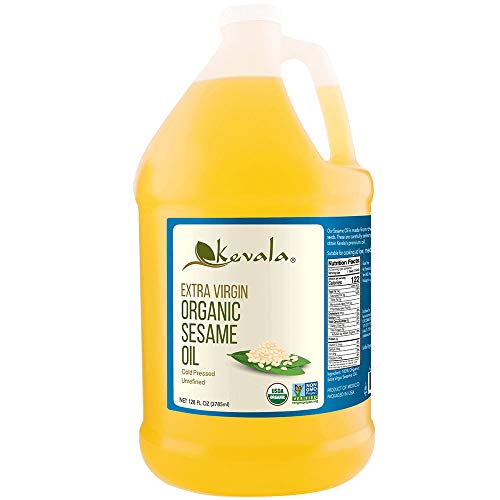 Kevala Organic Sesame Oil, 128 Fluid Ounce
