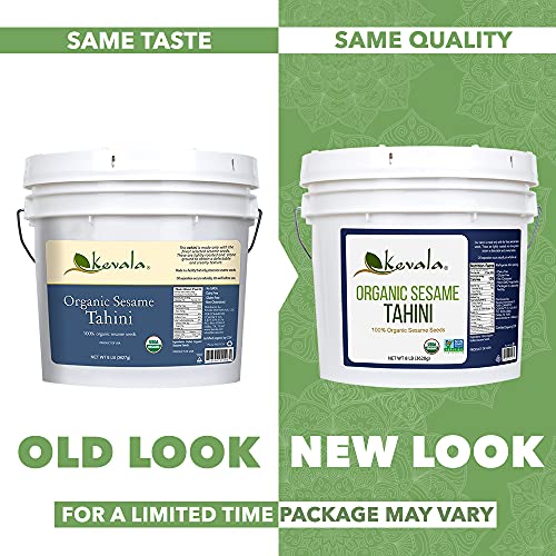 Sesame Organic Tahini Bulk, Kevala, 8 Lb Pail Sesame Organic Tahini Bulk, Kevala, 8 Lb Pail