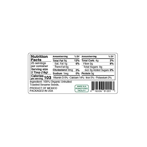 Kevala Organic Toasted Sesame Seeds 1Lb