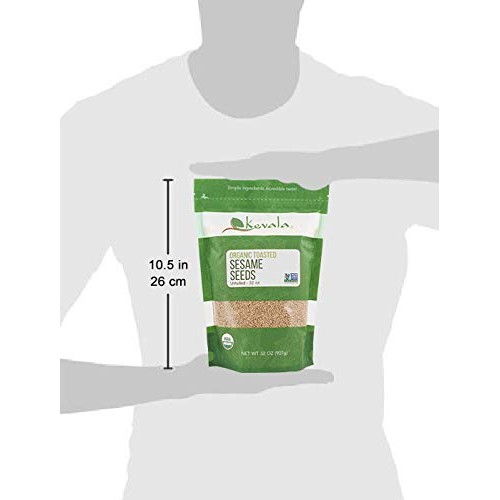 Kevala Organic Toasted Sesame Seeds 2Lbs