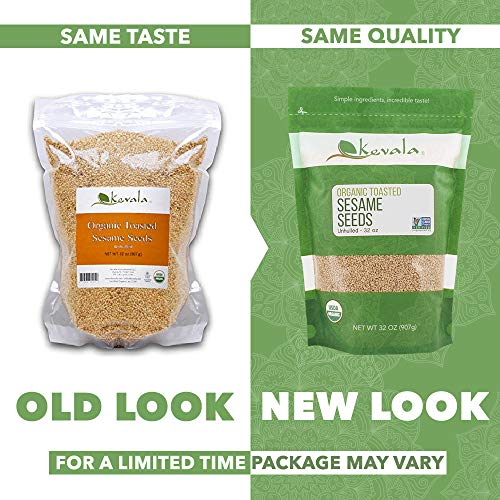 Kevala Organic Toasted Sesame Seeds 2Lbs