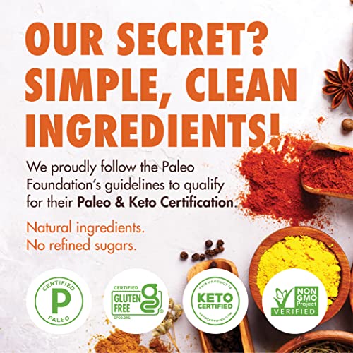 Kevins Natural Foods Keto And Paleo Simmer Sauce Variety Pack -