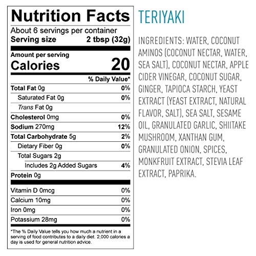 Kevins Natural Foods - Teriyaki Sauce, Keto And Paleo Simmer Sa