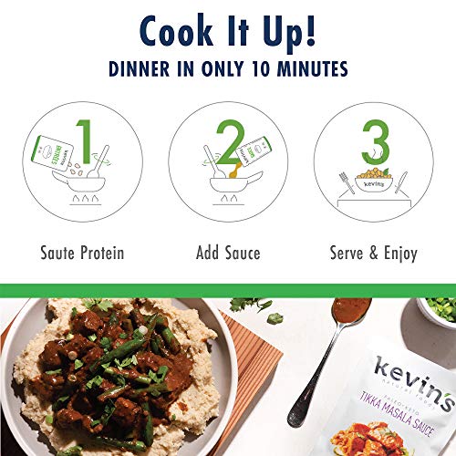 Kevins Natural Foods Tikka Masala Sauce - Keto And Paleo Simmer