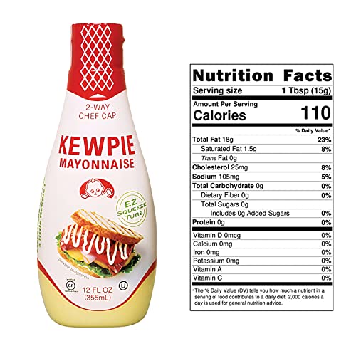 [KEWPIE] Squeeze Tube Mayonnaise, Rich, Bold, Umami Flavor, Cert...