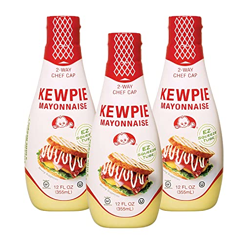 [KEWPIE] Squeeze Tube Mayonnaise, Rich, Bold, Umami Flavor, Cert...