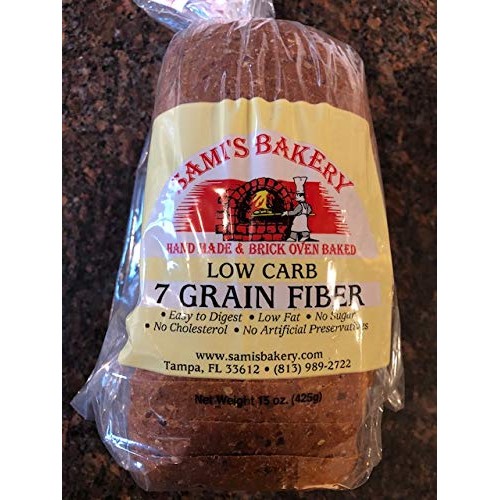 Samis Locarb 7-Grain Fiber Bread 2G Net Carb Keto Bread