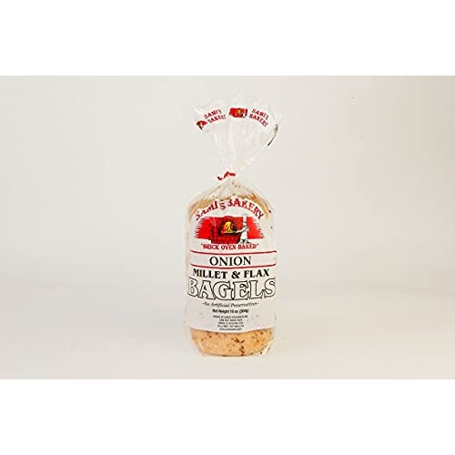 Samis Bakery Millet & Flax Onion Bagel
