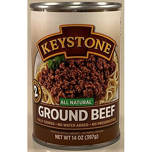 Keystone Meats All Natural Canned Beef, Ground, 14 Ounce Pack o... Keystone Meats All Natural Canned Beef, Ground, 14 Ounce Pack o...