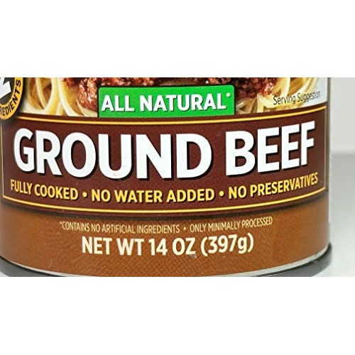 Keystone Meats All Natural Canned Beef, Ground, 14 Ounce Pack o... Keystone Meats All Natural Canned Beef, Ground, 14 Ounce Pack o...
